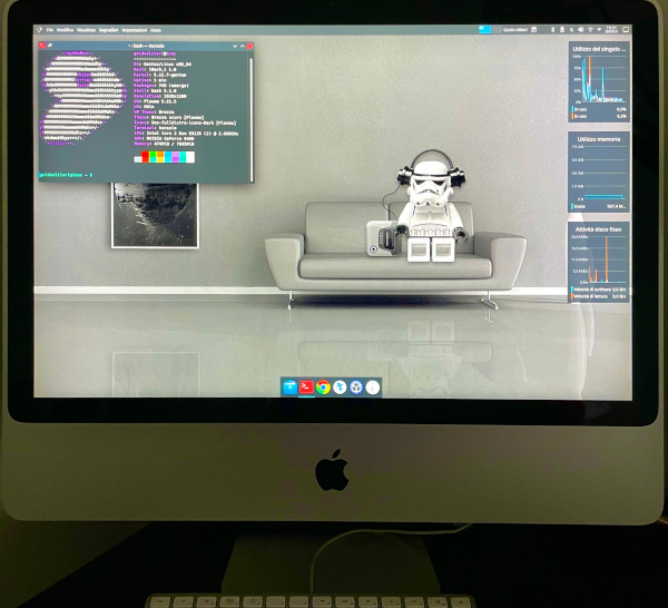 iMac con Linux Gentoo